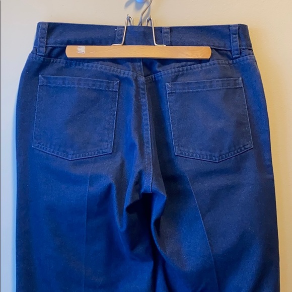 ✨NEW✨GAP TROUSER FLARE DARK BLUE JEANS EARLY 2000s - Picture 7 of 13